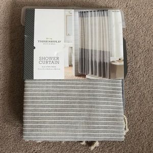 Threshold shower curtain, brand new in package